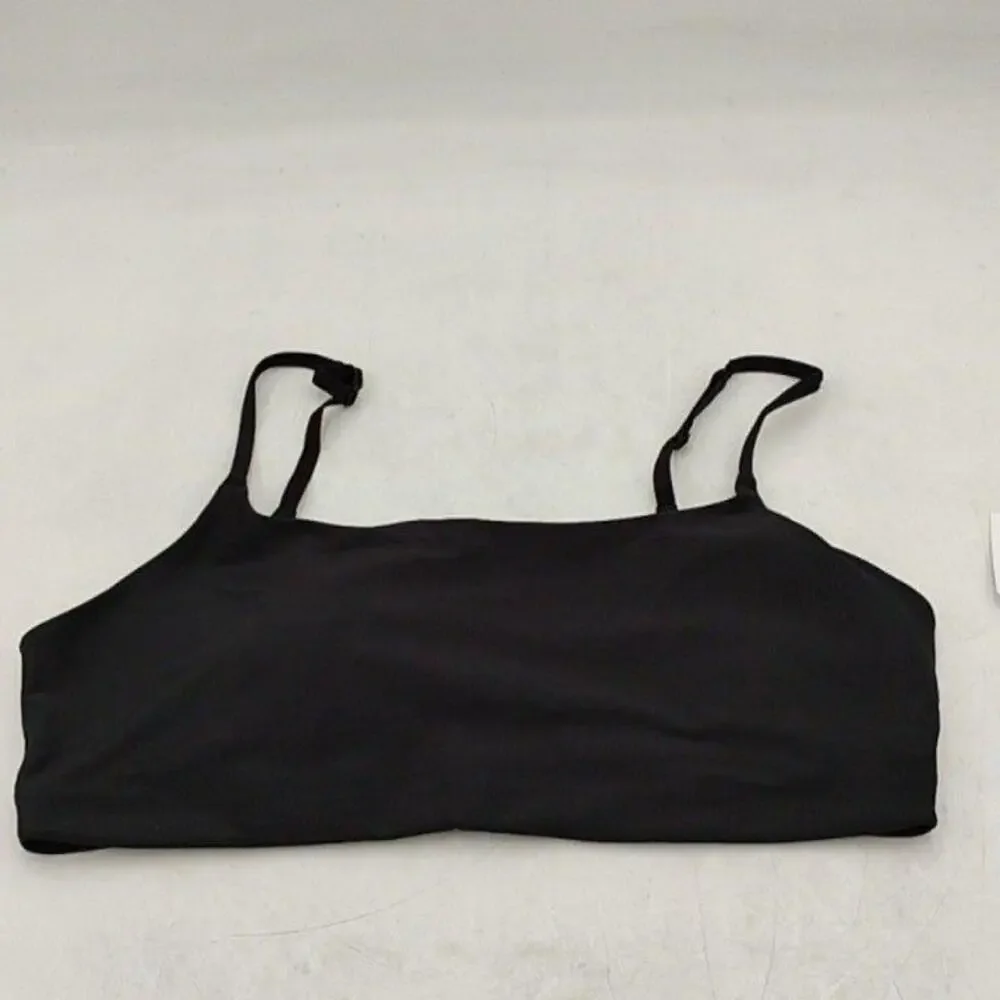 Old Navy Active Sports Bra Womens Black Adjustable Strap Wireless XL Stretch